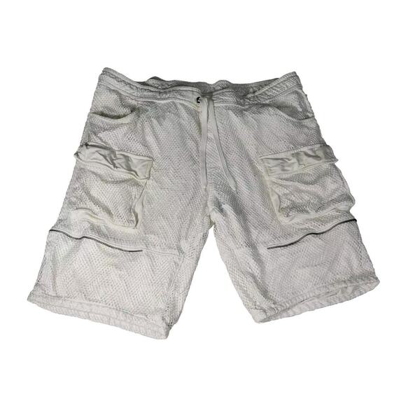 Shorts Mens Size 3XL White Athletic Basketball Big & Tall RN 69778 Sports Gym - Picture 1 of 16